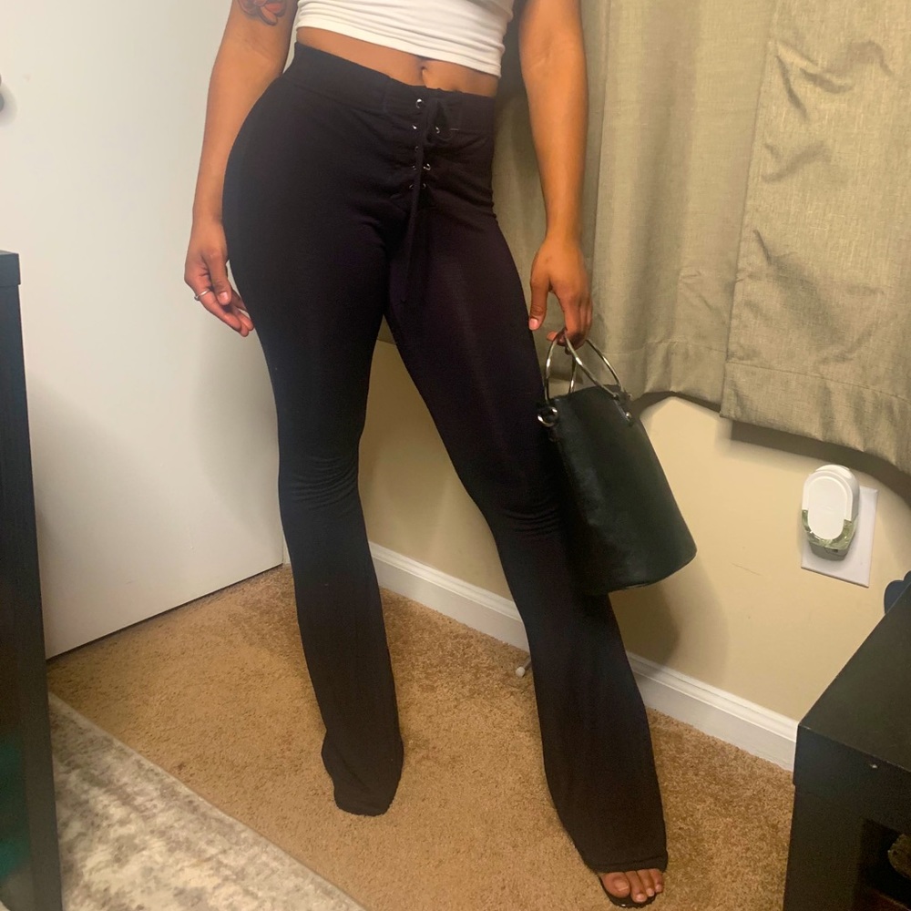 Black Flare Leggings